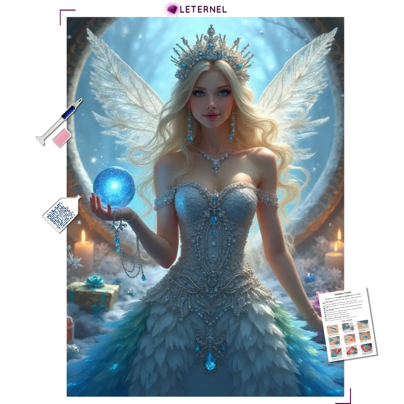 Broderie Diamant - Spirale fée