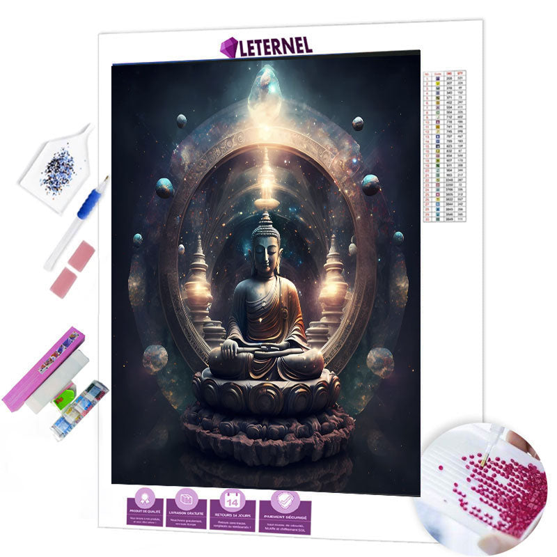 Broderie Diamant - Statuette bouddha