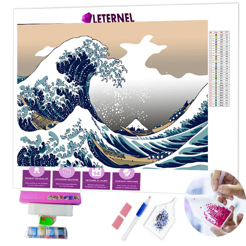 Broderie Diamant - Tableau vague