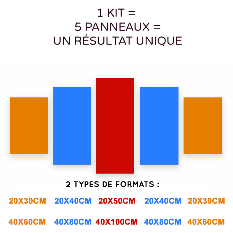 Broderie Diamant - Multi panel - Océan