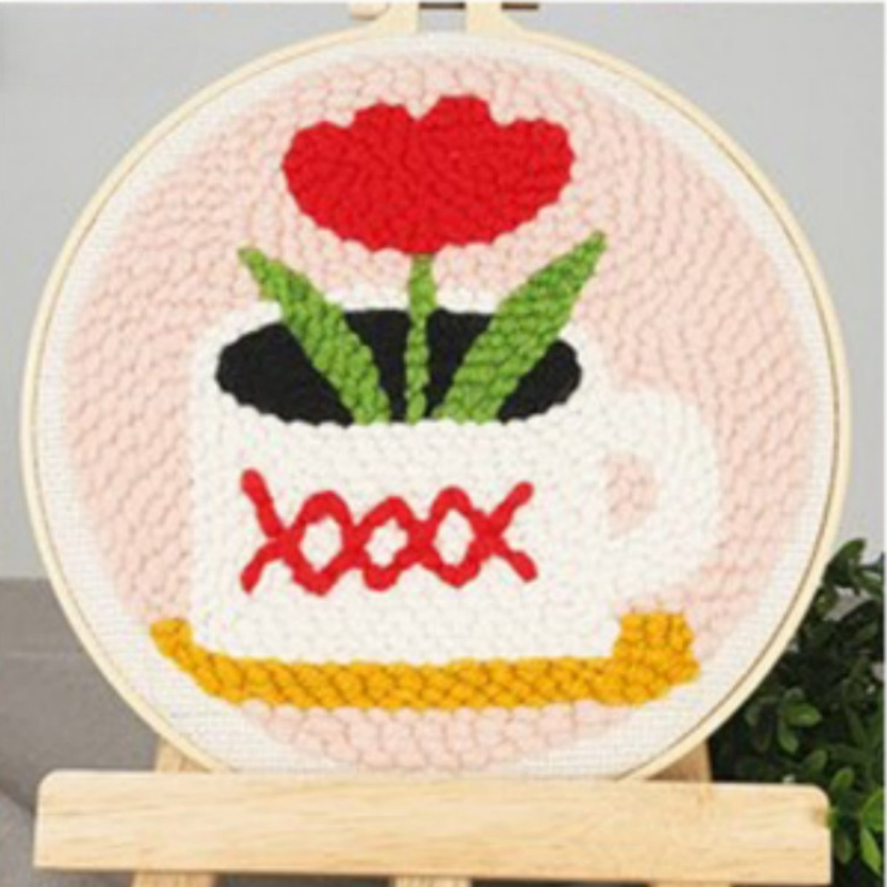 Punch Needle - Tasse