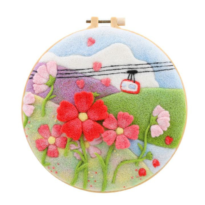 Feutrage à l&#39;aiguille - Téléphérique