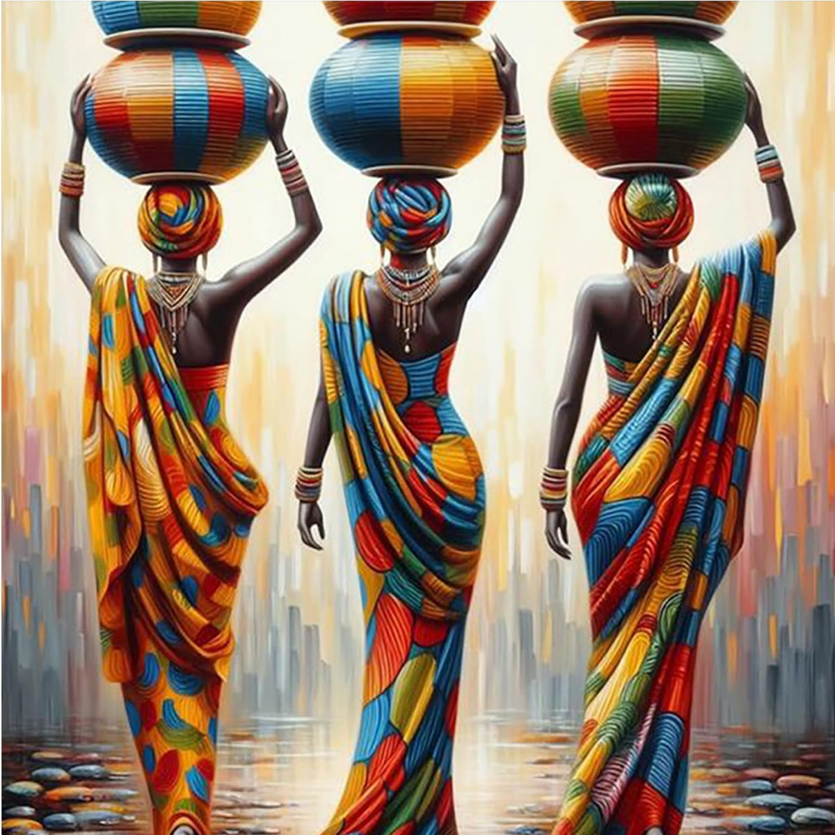 Broderie Diamant - Trio africaines