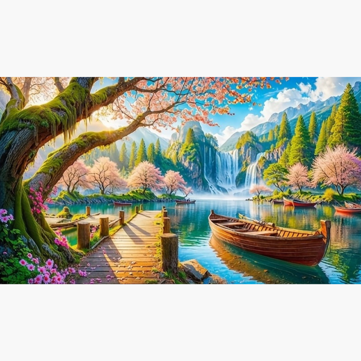 Broderie Diamant - Vallée barques