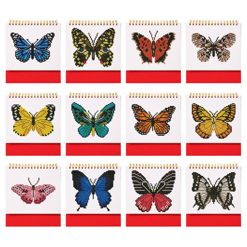 Calendrier Diamond Painting – Édition Papillon 2026