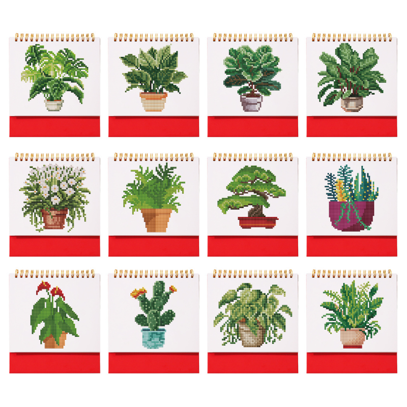 Calendrier Diamond Painting – Édition Plantes 2026