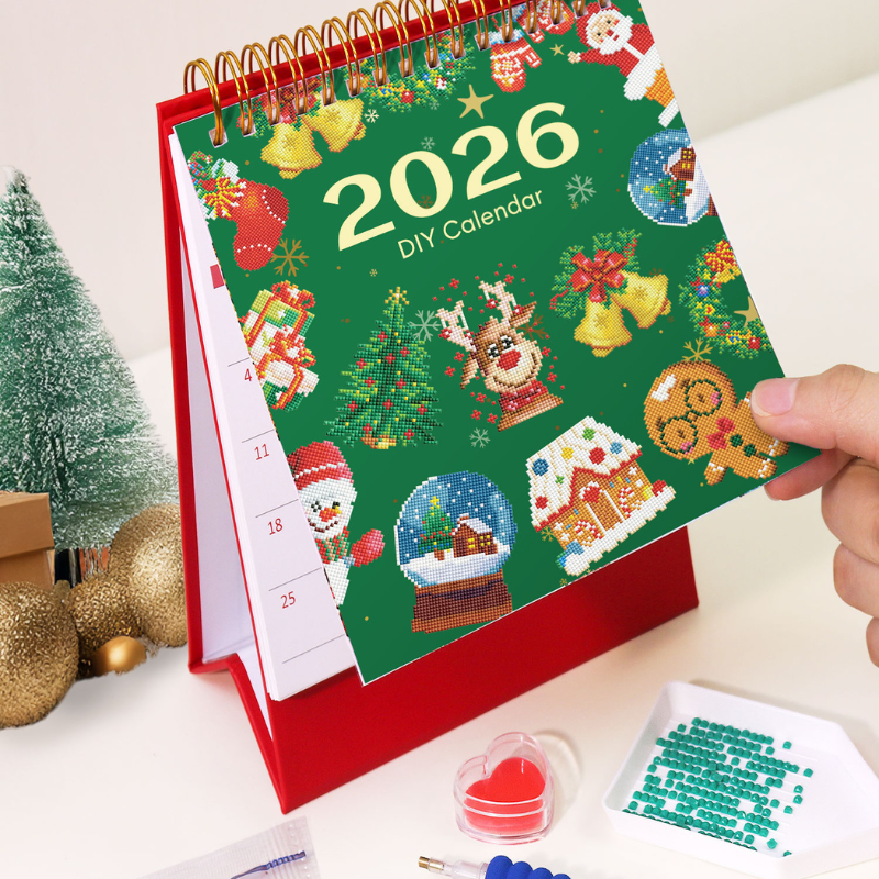 Calendrier Diamond Painting – Édition Noël 2026