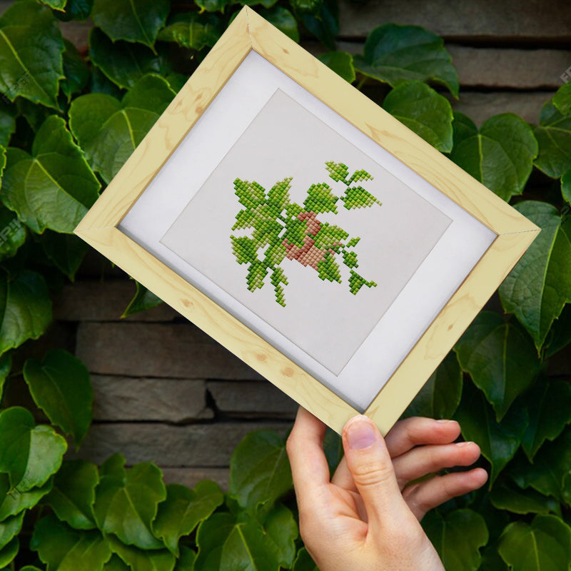 Mini broderie diamant x4 - Plantes