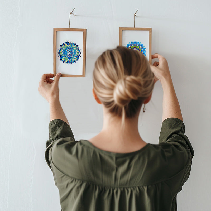 Mini broderie diamant x4 - Mandalas