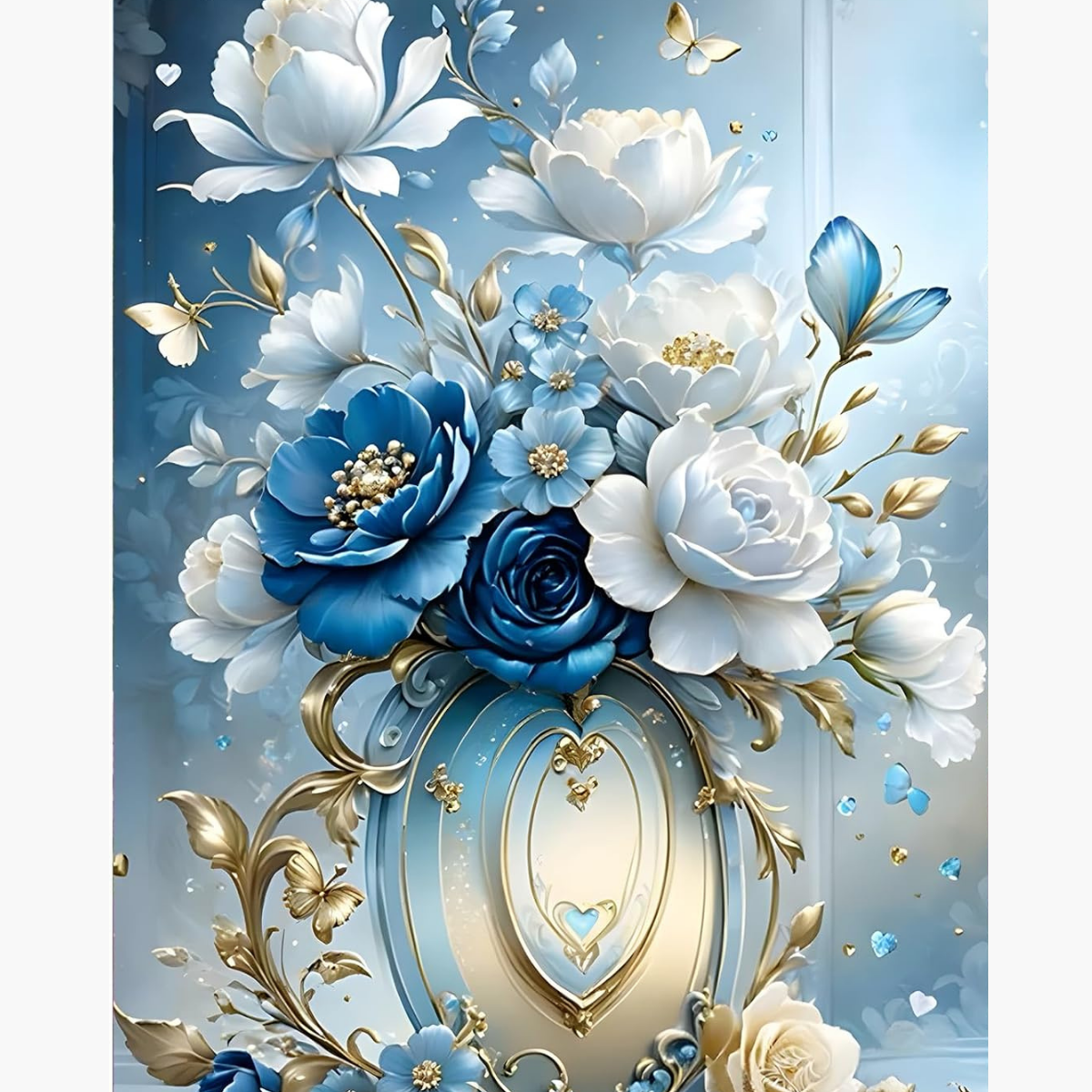 Broderie Diamant - Vase luxueux