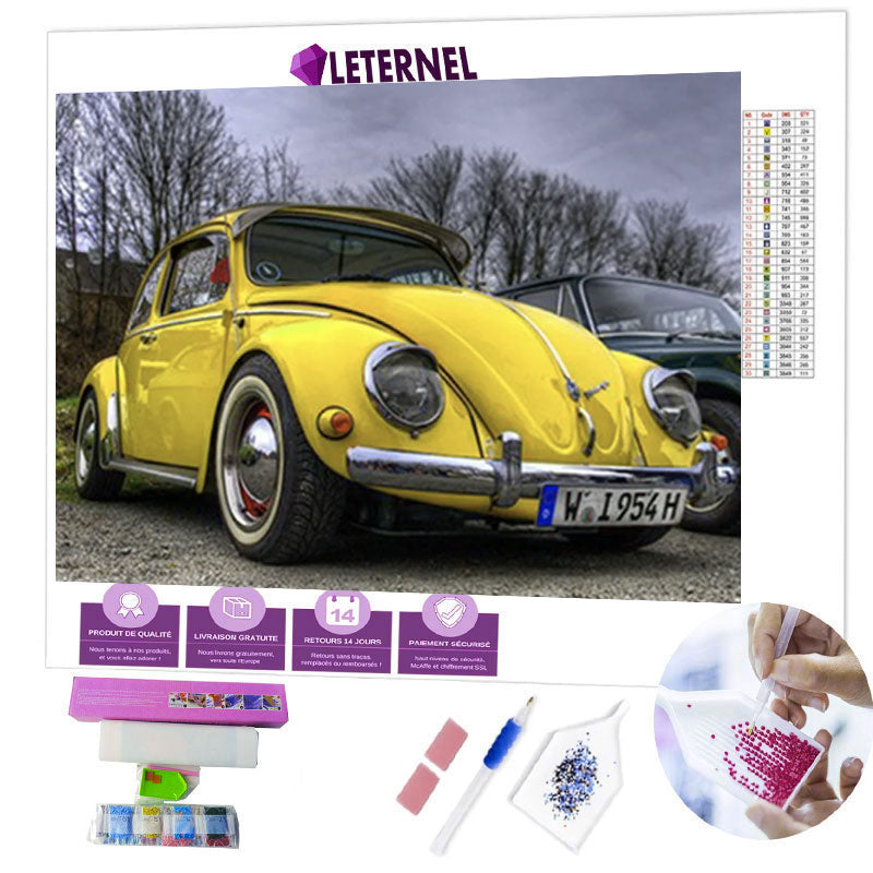 Broderie Diamant - Voiture de collection