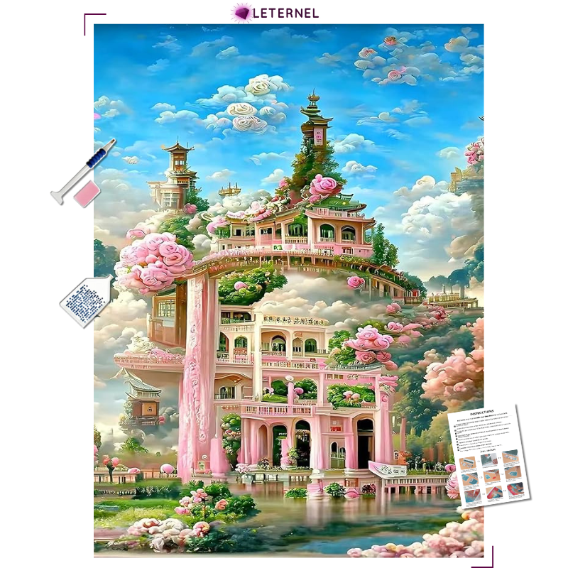 Broderie Diamant - Villa magique