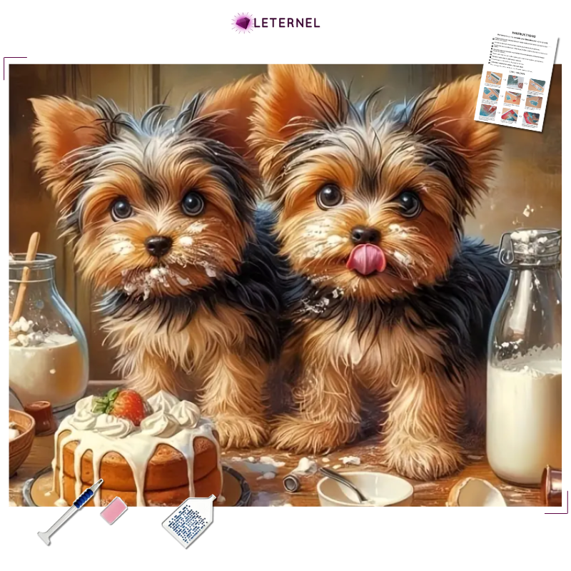 Broderie Diamant - York gâteau