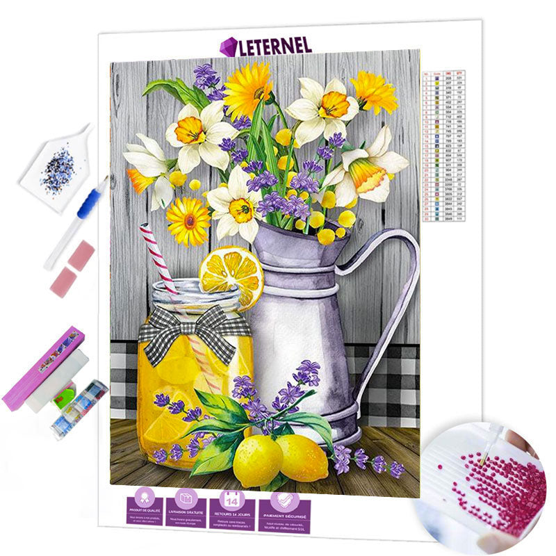 Broderie Diamant - Citronnade