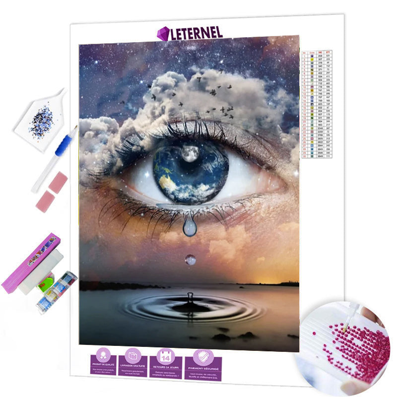 Broderie Diamant - Larme