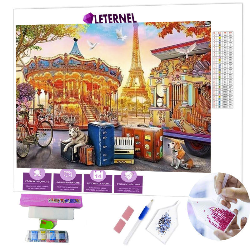 Broderie Diamant - Manège Paris