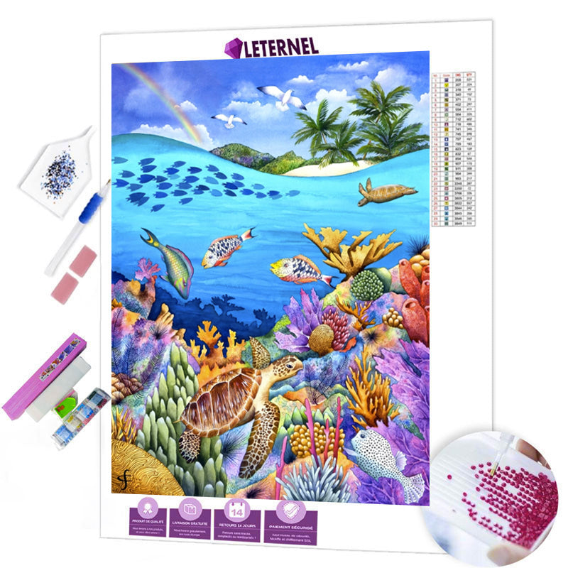 Broderie Diamant - Sous l'eau