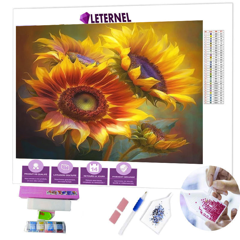 Broderie Diamant - Tournesol