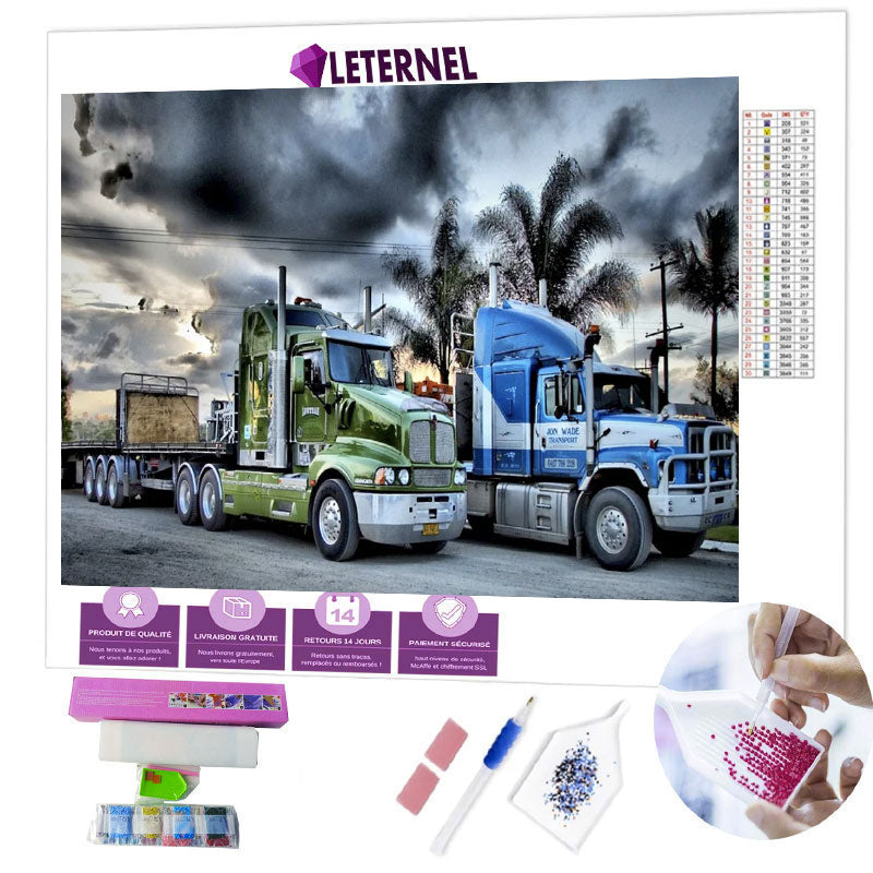 Broderie Diamant - Camions