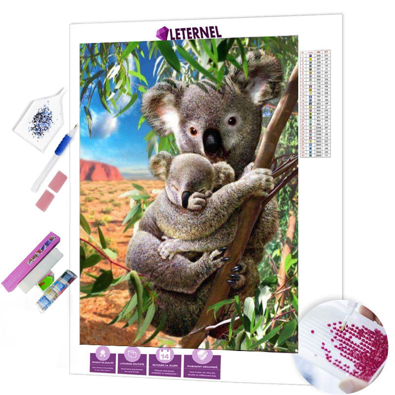 Broderie Diamant - Koalas
