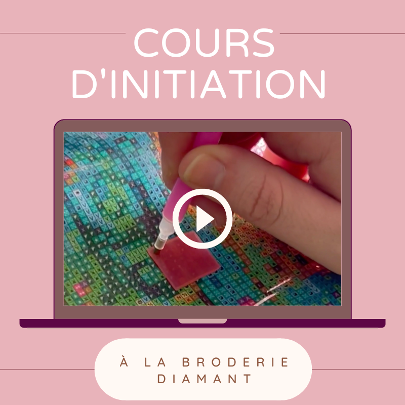 Vidéo d'introduction à la broderie diamant