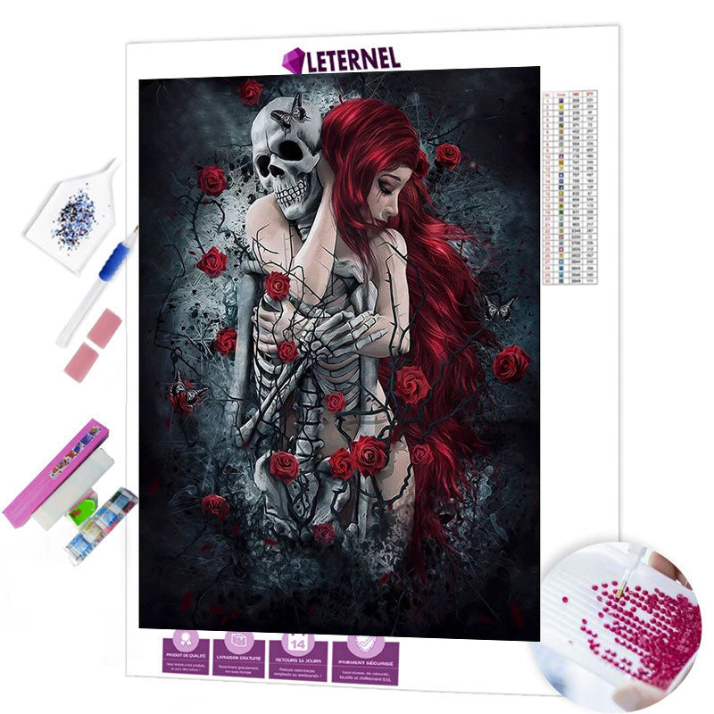 Broderie Diamant - Amour morbide