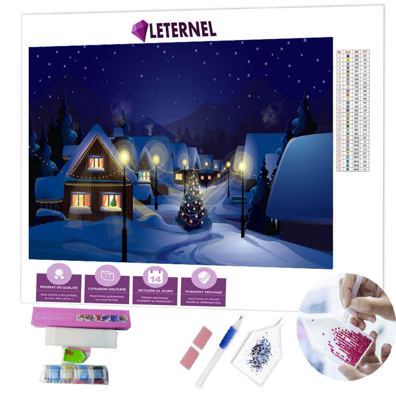 Broderie Diamant - Décor noël