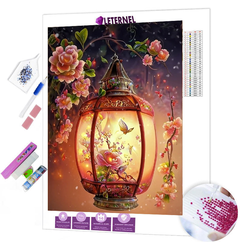 Broderie Diamant - Lanterne