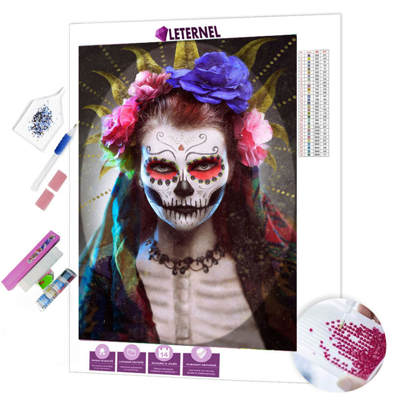 Broderie Diamant - Maquillage muertos
