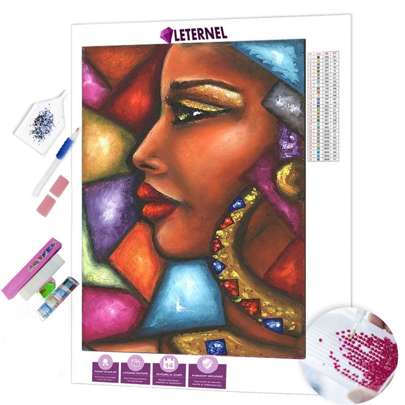 Broderie Diamant - Mosaïque Africaine