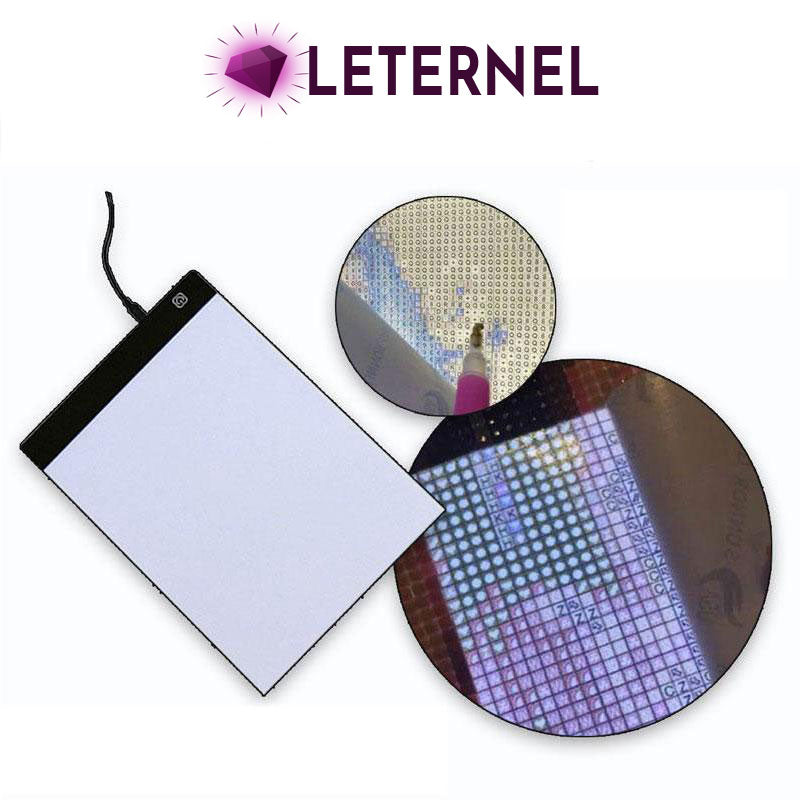 Tablette Lumineuse A3 LED Light Super Mince avec Cable USB