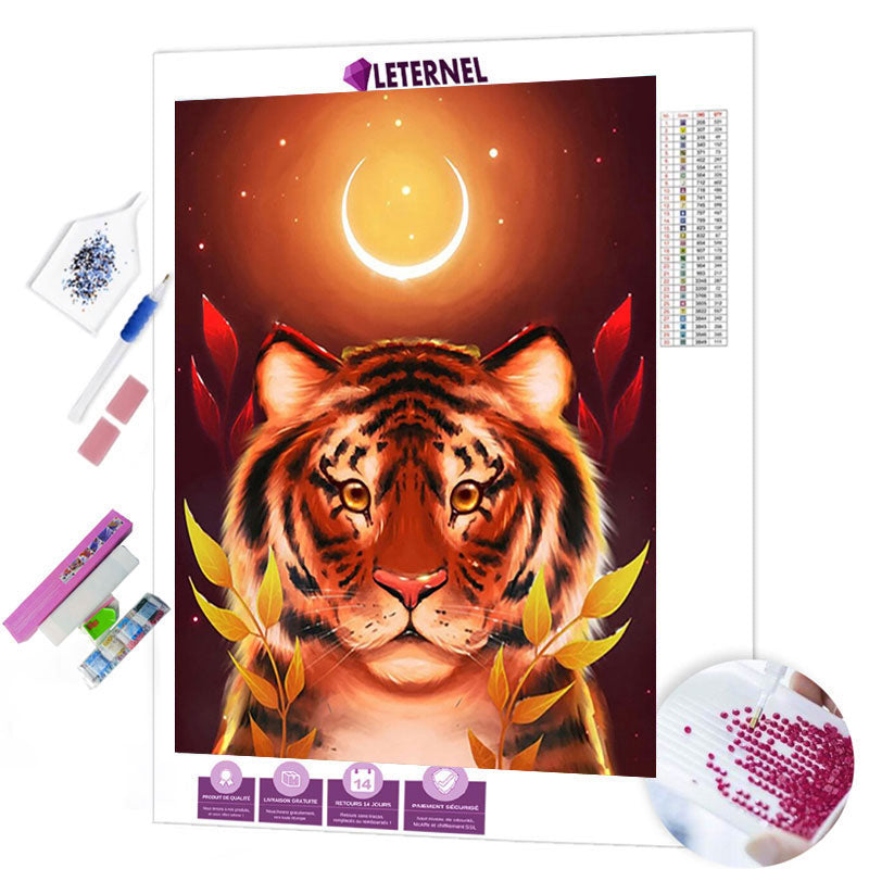 Broderie Diamant - Tigre astral